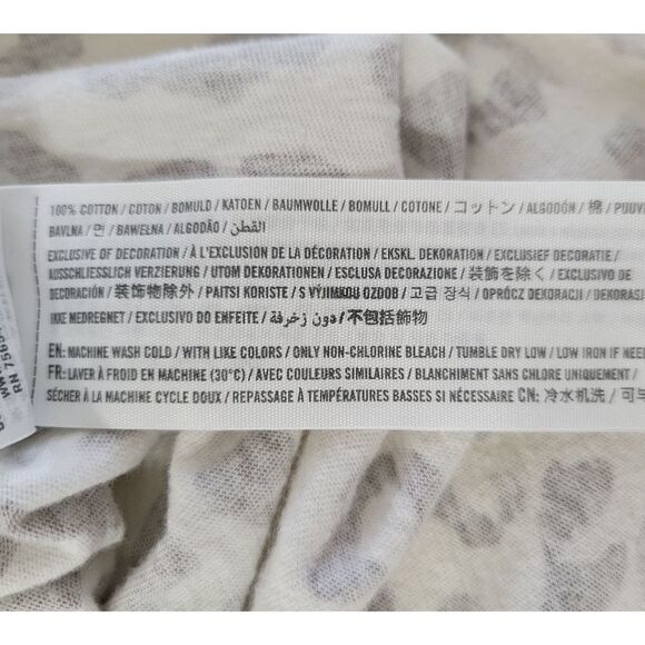 Abercrombie & Fitch Animal Print Short-sleeved Top - Picture 9 of 10